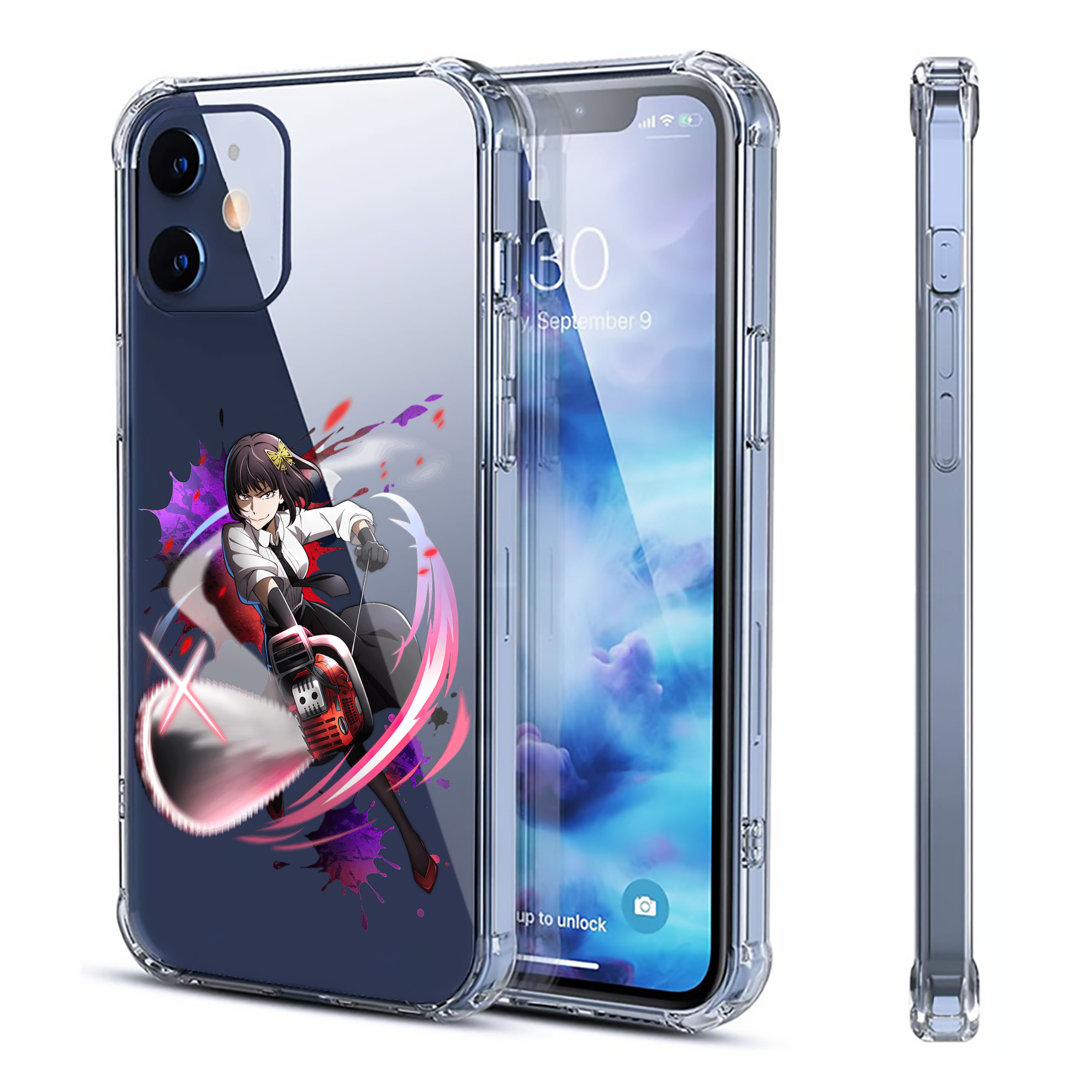 （画像用） 文豪ストレイドッグス Bungo Stray Dogs 【iPhone 12シリーズ対応】透明スマホケース（クリアソフトケース）